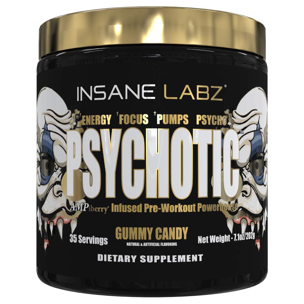 Insane Labz Psychotic Gold Pre-Workout Powder - 204g