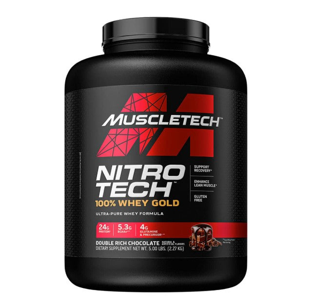 MuscleTech Nitro Tech 100% Whey Gold - 5lbs (2.26kg)