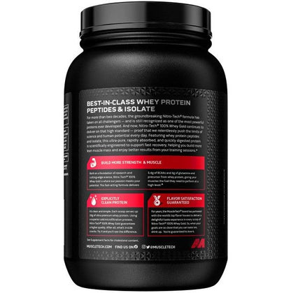 MuscleTech Nitro-Tech 100% Whey Gold - 2.01lbs (907g)