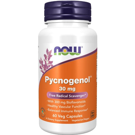NOW Foods Pycnogenol® 30 mg - 60 Veg Capsules