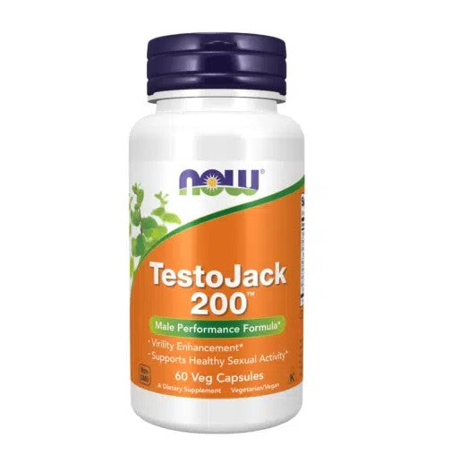 NOW Foods TestoJack 200™ Extra Strength - 60 Veg Capsules