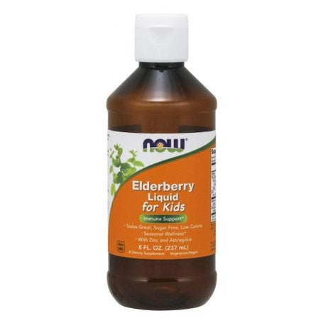NOW Foods Elderberry Liquid for Kids - 237ml