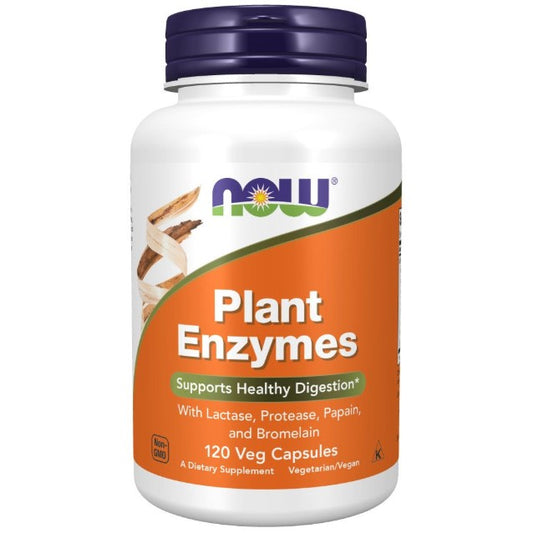 NOW Foods Plant Enzymes - 120 Veg Capsules