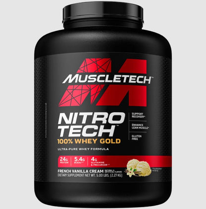 MuscleTech Nitro Tech 100% Whey Gold - 5lbs (2.26kg)