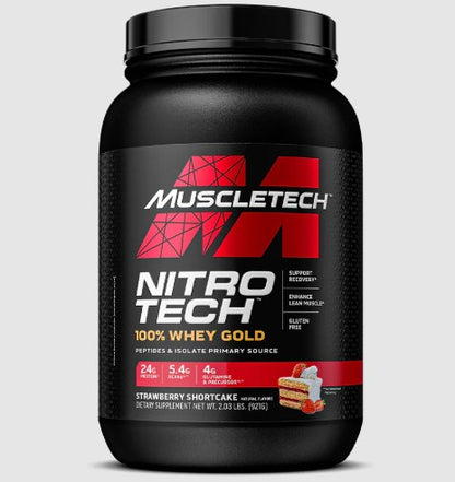 MuscleTech Nitro-Tech 100% Whey Gold - 2.01lbs (907g)